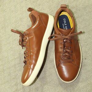 Cole Haan Men's Grand Crosscourt Leather Sneaker Tan Style C36924 Size 8 M, New